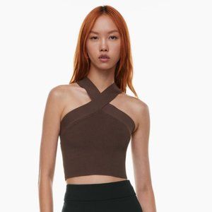 Babaton, Aritzia | Sculpt Knit Criss Cross Cropped Tank
